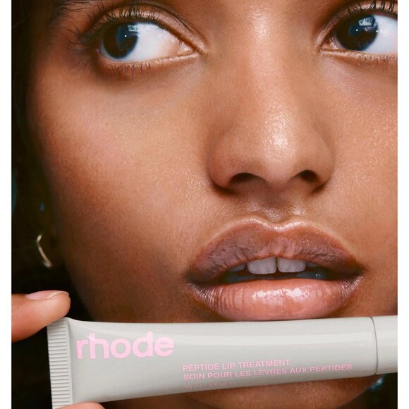 NEW Rhode Shea Butter Peptide Lip Plumping Treatment (Salted Caramel) .3 oz/10ml - Picture 10 of 13